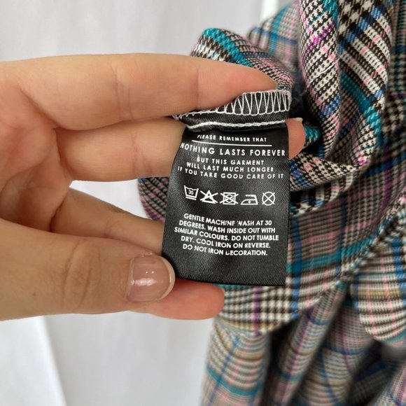 Lazy Oaf Multicolor Plaid Trousers - Picture 7 of 9